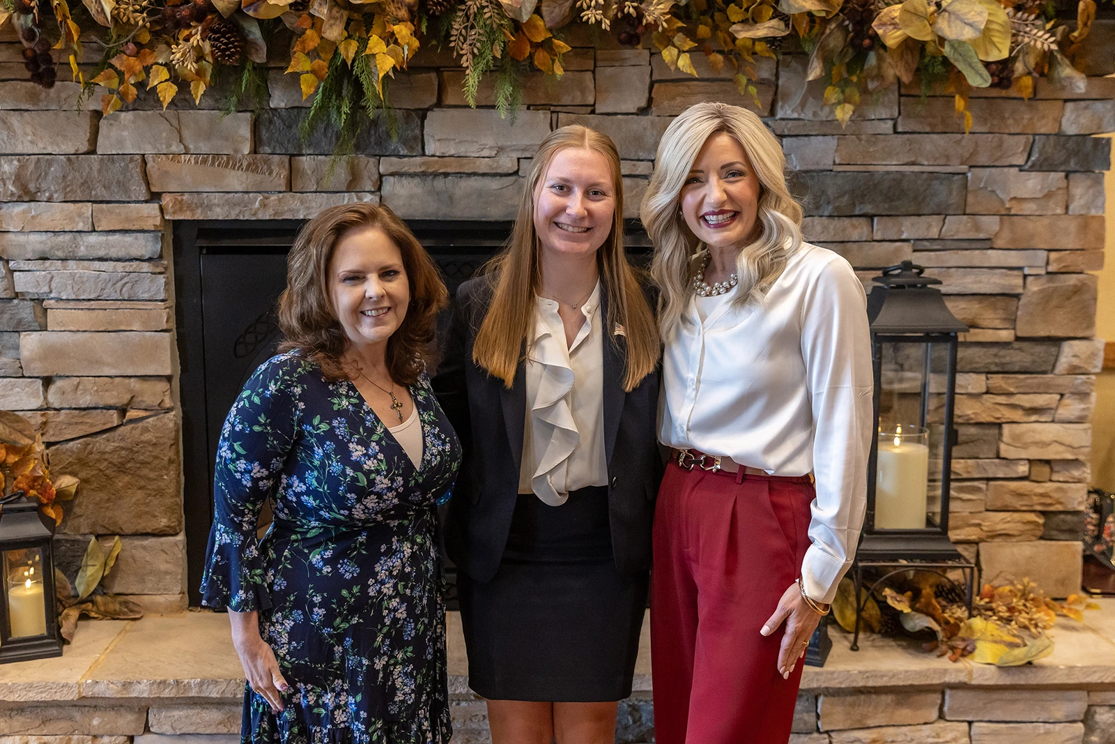 Three Women smiling together