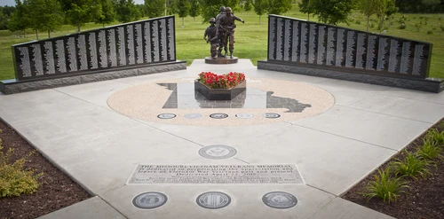 The Missouri Vietnam Veterans Memorial at Patriots Park