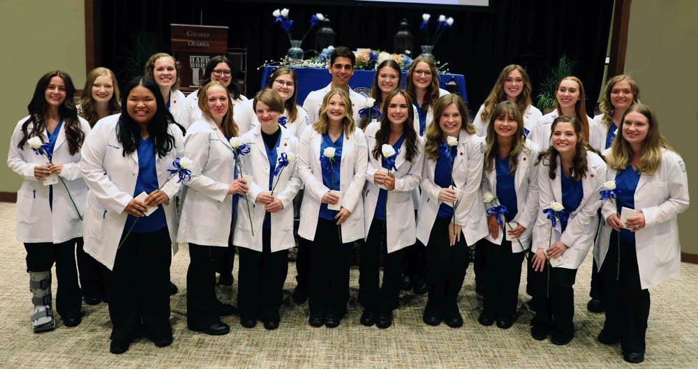 Nursing Class of 2025 receive coated during White Coat Ceremony. 
