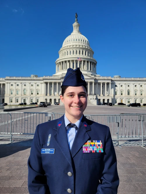 Abigael Nievar visits Washington D.C. 