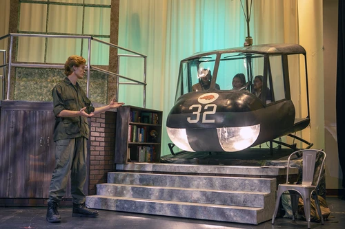 Picture of fake helicopter.