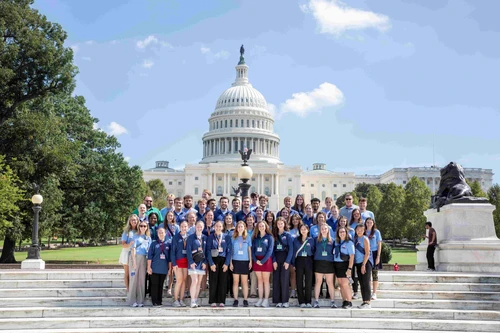 Students at State Capital