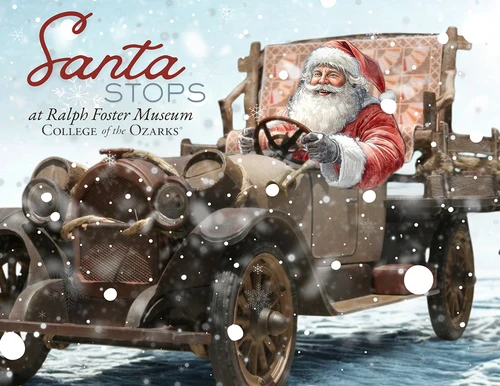 Santa in a truck