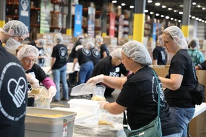 people serve
