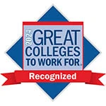 Great Colleges to Work For - Recognized 2024