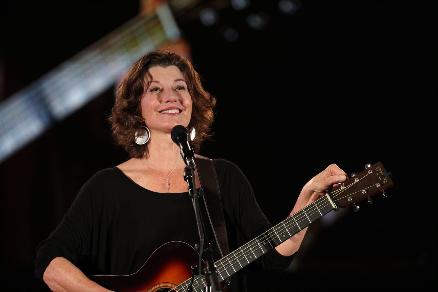 Amy Grant performing during Cultural Convocation at College of the Ozarks