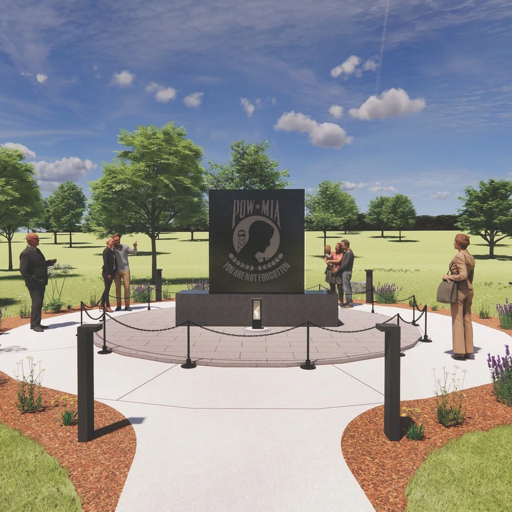 Rendering of the POW-MIA Memorial in Patriots Park