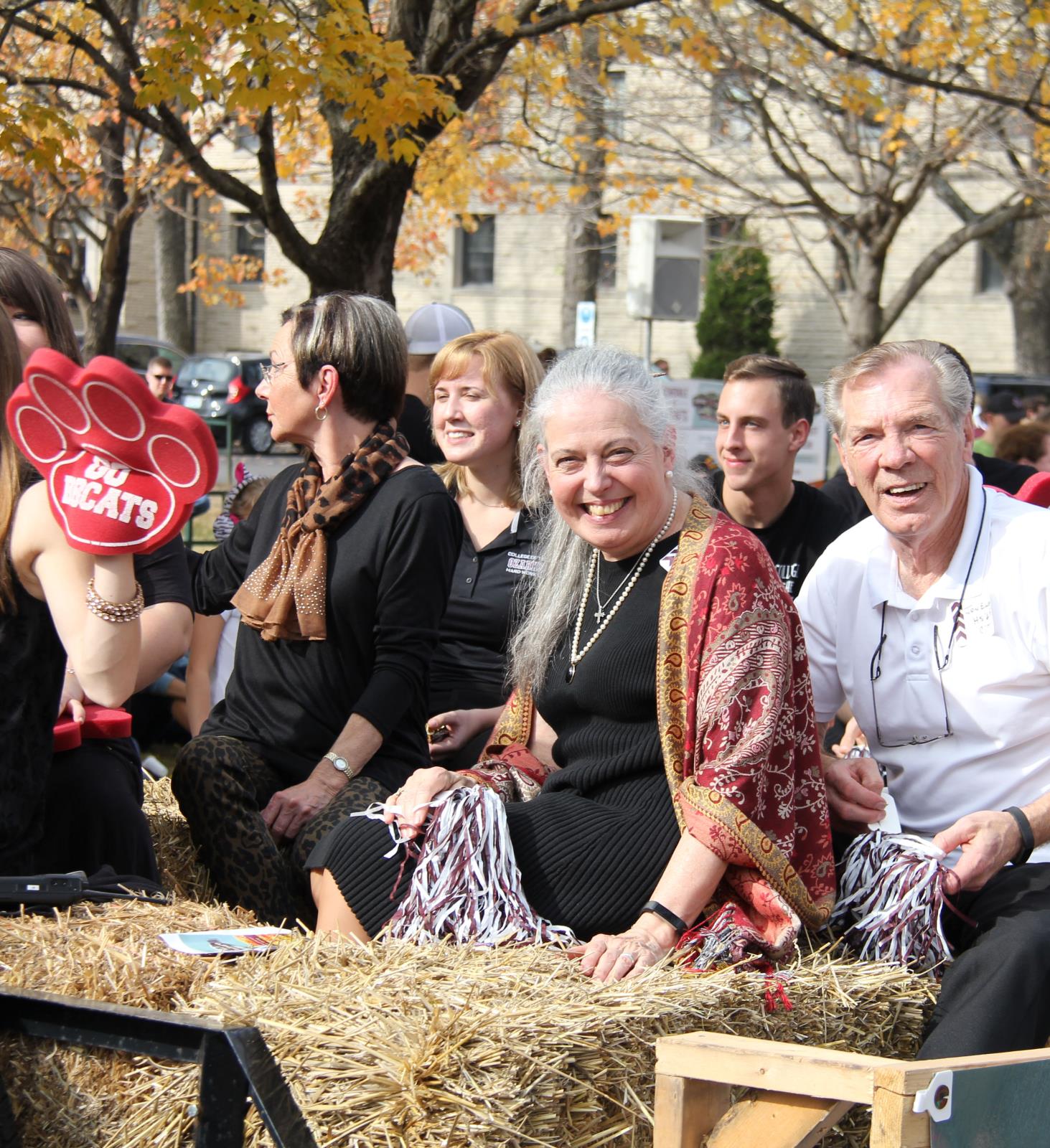 Alumni at an outdoor event