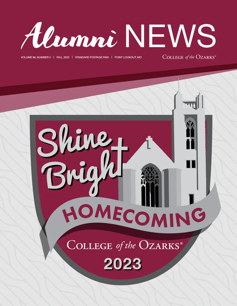 Cover of the Fall 2023 Alumni News