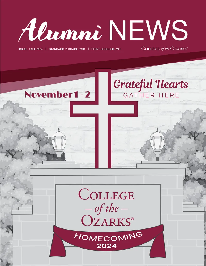 Cover of the Fall 2024 Alumni News