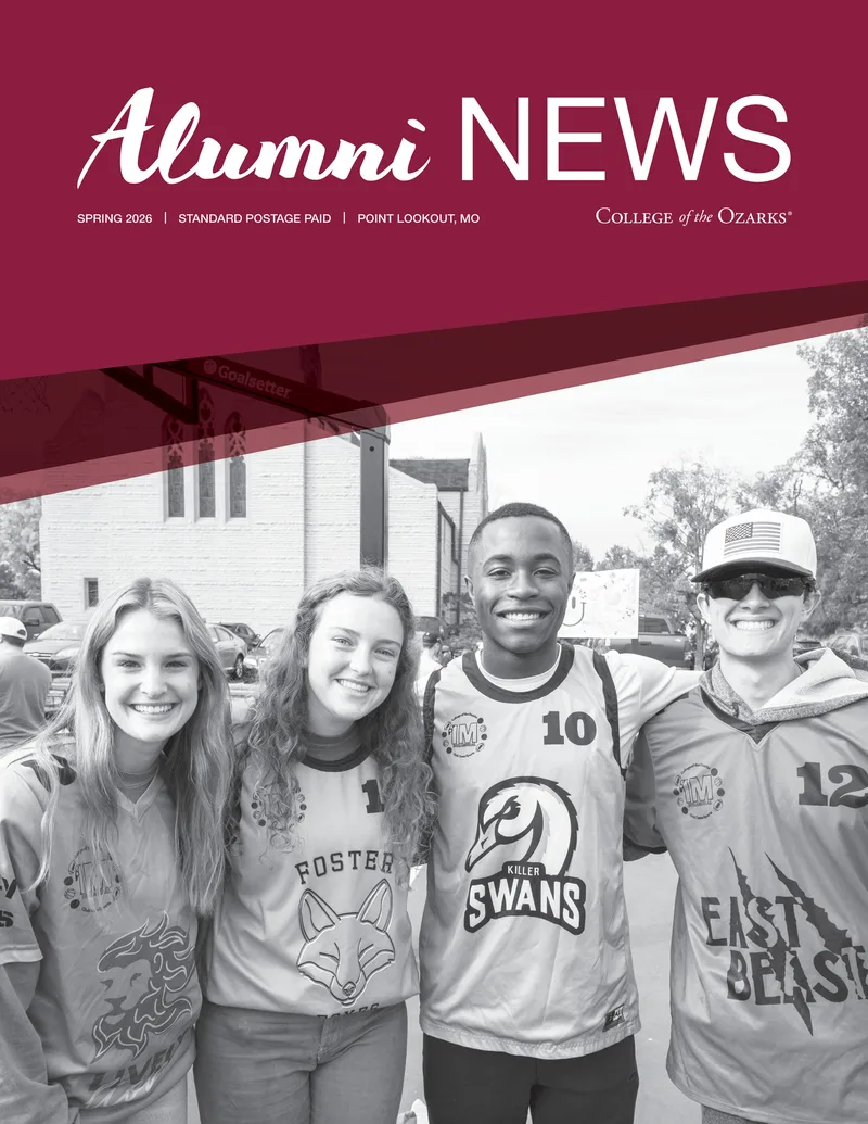 Cover of the Spring 2026 Alumni News