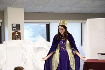 man in collared shirt