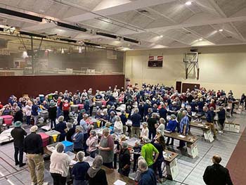 Feeding Children Everywhere Meal Packing Event in The Howell W. Keeter Gymnasium