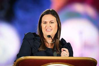 Sarah Huckabee Sanders at C of O