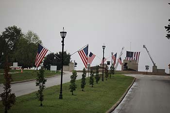 College of the Ozarks hosts annual 9/11 ceremony to commemorate the lives lost during the terrorist attacks. Because of COVID-19 guidelines, the event was not open to the public, and a limited number of students attended. 