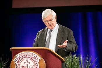 College of the Ozarks to host livestream event featuring the Honorable Newt Gingrich 