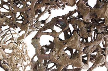 A sculpture titled “Failure” represented in Green’s exhibit, “Room for Dissonance.”