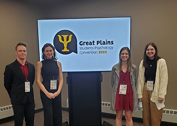 College of the Ozarks students present at the 2022 Great Plains Students’ Psychology Convention